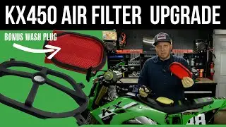 REV3D Air Filter Upgrade for MAXIMUM KX450 Performance!