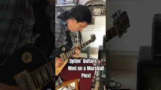 Optim&rsquo; Guitare 🎸 Mod on a Marshall Plexi #marshallamps #mastervolume #metallica #bedroomlevel