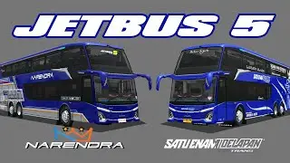 SHARE LIVERY NARENDRA & 168 TRANS JETBUS 5 SDD MOD KP PROJECTS MAX