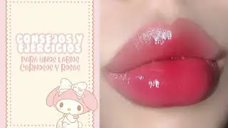 C&Oacute;MO TENER LABIOS RELLENOS, CARNOSOS Y ROSADOS + Masajes para aumentar de tama&ntilde;o 👄💗 | softly