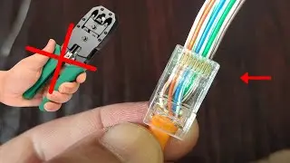 No Crimp Tool? No Problem! How to Connect an RJ45 Cable the Easy Way