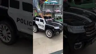 Electric ride on land cruiser jeep😱