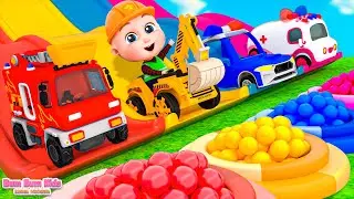 Roda Di Bus - Belajar Warna dengan Mobil Kecil | Lagu Anak-anak - Bum Bum Kids Bahasa Indonesia