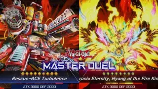 Rescue-Ace VS Fire Kings | Yu-Gi-Oh! Master Duel Replay