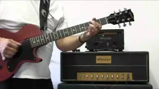 ARACOM PLX45 (JTM45) Amplifier, ARACOM PRX150 Attenuator, Les Paul Jr., Celestion Blue and G12H