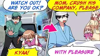 [Manga Dub] I saved a girl risking My life, but Her CEO Mom crushed My company...!? [RomCom]