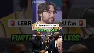 Did LeBron or MJ fan win debate? 👀😂