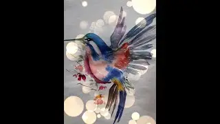 Watercolor Bird | Bird in 2 minutes
