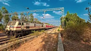 WAP7 vs WAG9 with LHB Trains | Indian Railways