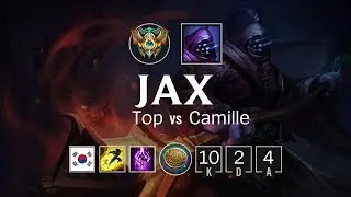 Jax Top vs Camille - KR Challenger Patch 8.3