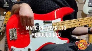 Fender Precision Made in Japan Limited International Color MOROCCO RED - QUICK DEMO