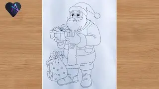 🎅 25 December Christmas Special Santa Claus Drawing 🎄 | Mostsabse Viral Christmas Drawing Ever 2025 