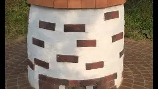 Тандыр из кирпича своими руками видео