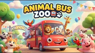 Every Wheels On The Bus in zoo Song - Animal Editions! Rhymes For Kids #nurseryrhymes #story #viral