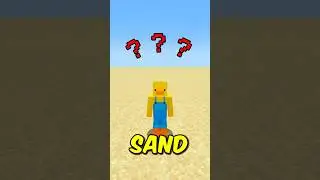 😱Minecraft, BUT World Is Floating Sand... #minecraft #shorts