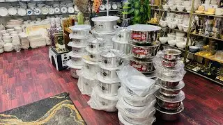 Crockery Wholesale Market | Branded & Imported Crockery | Glassware | Dinner Set | adeel Crockery
