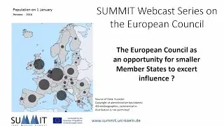 Small Member States in the European Council - SUMMIT Webcast
