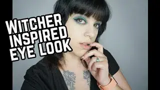 Witcher inspired makeup,Going Emerald