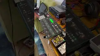 Re-amping last nights rehearsal to refine the FOH. #thirdmanrecords #moogsynthesizers #kemperamps