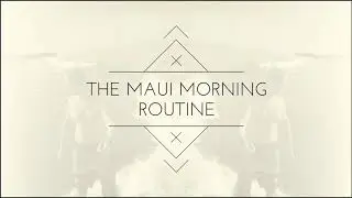 Maui STAND UP Paddle Board SUP Morning Work Out