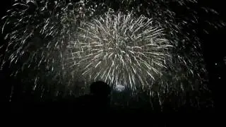 Feuerwerk zur Er&ouml;ffnung von RUHR.2010, 9.1.2010