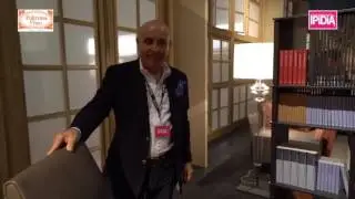 Marco Caredda presenta IPiDiA VideoTour in Poltrona Frau Stand-Salone Internazionale del Mobile 2017