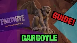 FORTNITE GARGOYLE (LOCATIONS) Challenge Guide And GAMEPLAY!! (Guide at the Beginning)