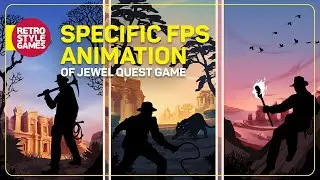 Creating a Match 3 Game (Photoshop) - Specific FPS 2D Animation for Jewel Quest - Game Design Devlog