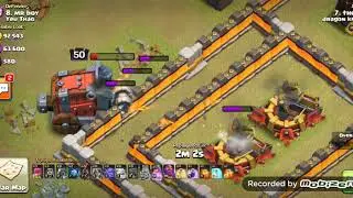 4 square th11 war base/ th11 most used war base/ hog attack th11