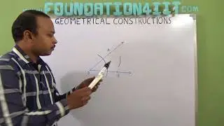 How to bisect a given angle