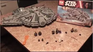 Обзор на Lepin Star Plan. NO.05007 Сокол тысячелетия (Millennium Falcon)