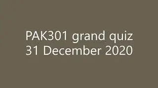 pak301 grand quiz fall 2020 solved by Helping Hands