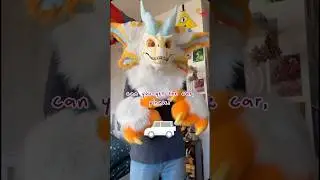 🐶 🚗 #furry #cosplay #therian #kemonomimi #spidersoup #dinomask #costume #fursuit