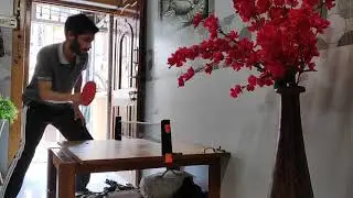 Table tennis practice from home during Corona lockdown on the WORLD TABLE TENNIS DAY