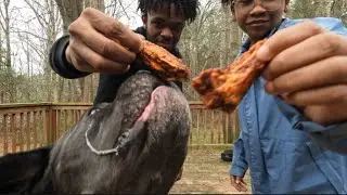 *HOT Atomic Wing Challenge Gone Wrong(WingStop)