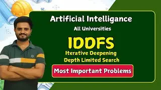 IDDFS - iterative deepening depth first search  problem | AIML | All Universities