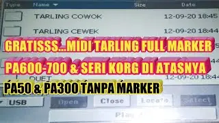 Gratis MIDI tarling full marker untuk seri korg