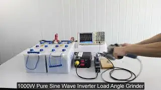 XIJIA SWIPOWER  1000W Pure Sine Wave Inverter Load Angle Grinder