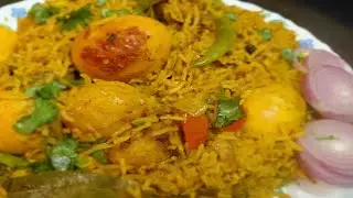 Egg Biryani Desi Tadka Style | घर पर बनालो  रेस्टोरेंट वाली अंडा बिरयानी | Perfect Anda Biryani |