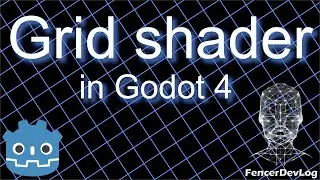 Godot 4: Grid shader tutorial (all details explained)