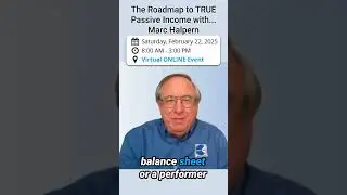 Online Masterclass: The Roadmap to Passive Income With Marc Halpern, Ph.D.