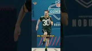 I ran the 40 yard Dash at the NFL Draft #nfl