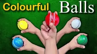 Colourful leather balls for your fun practice 🔥🔥/ Best cricket leather ball 