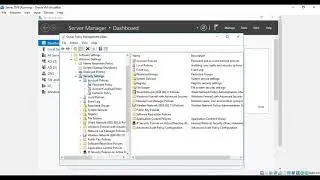 Changing the password policy in Windows Server 2016