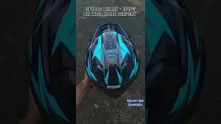 Studds blue glossy full face helmet Drifter thunder raider