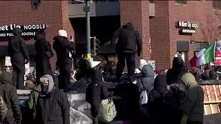 Minneapolis shooting: Crowd grows after fatal Border Patrol shooting