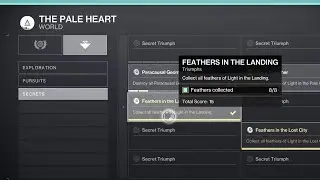 All Feather Locations in The Landing (Feather of Light Triumph) - Destiny 2 The Final Shape