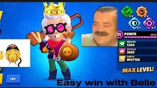BRAWL STARS BELLE BEST  BUILD UP + MATCH #brawlstars #gaming #awesome #cool #belle #IFoundVlad