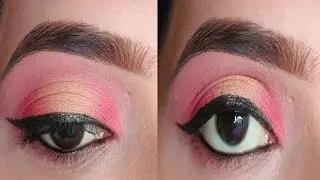 Spotlight Eyeshadow Tutorial |Cut Crease Eye Makeup |half cut crease @Glamdaisy0430