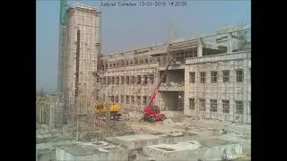 OpticVyu Construction Camera | Timelapse Video | Judicial Complex, Amravati, Andhra Pradesh